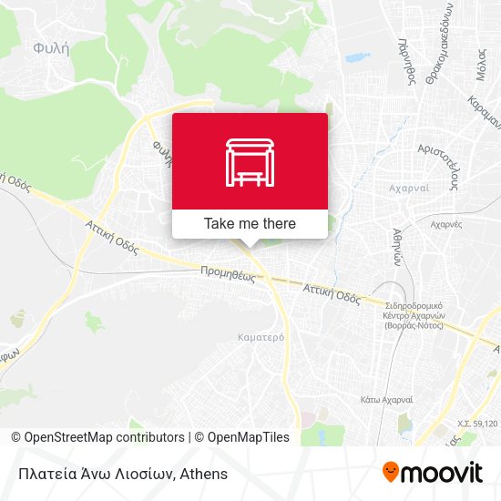 Πλατεία Άνω Λιοσίων map