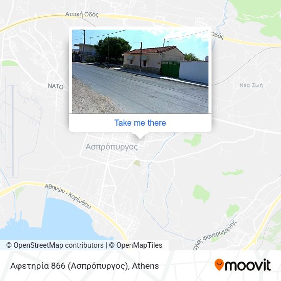 Αφετηρία 866 (Ασπρόπυργος) map