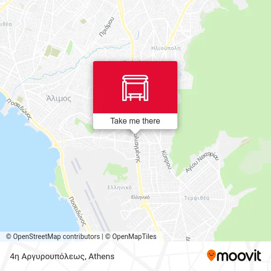 4η Αργυρουπόλεως map