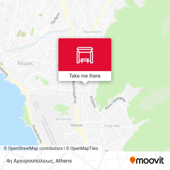 4η Αργυρουπόλεως map