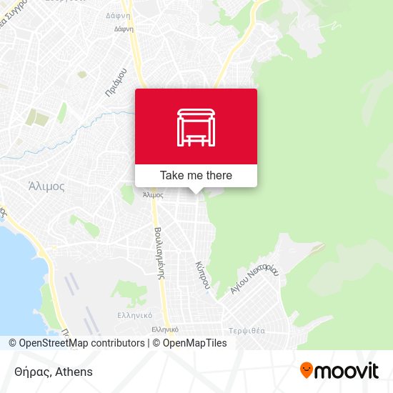 Θήρας map