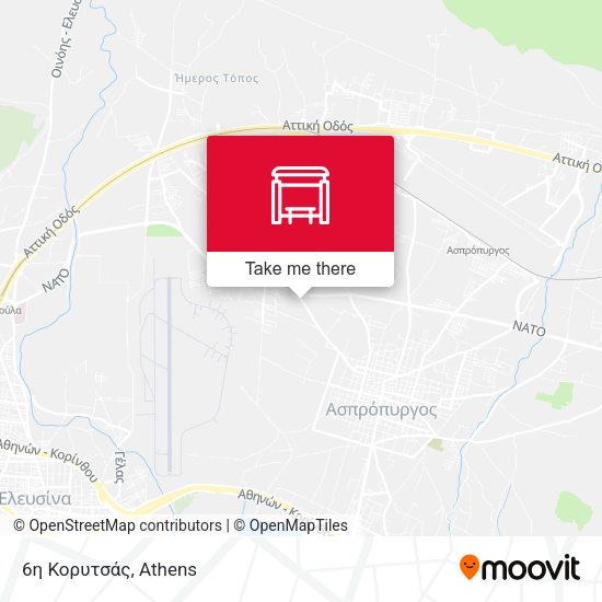 6η Κορυτσάς map