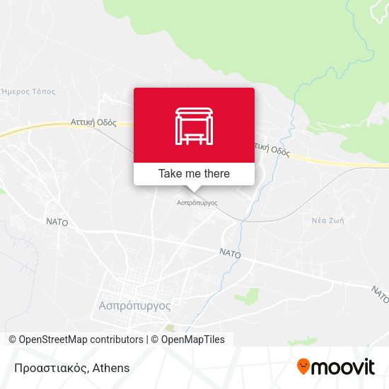 Προαστιακός map