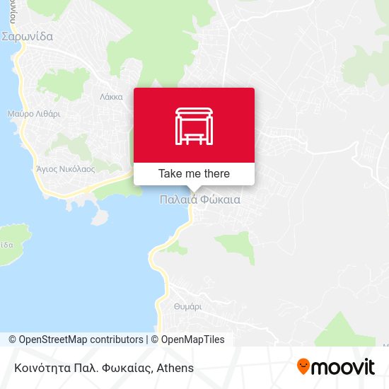 Kοινότητα Παλ. Φωκαίας map