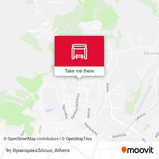 9η Θρακομακεδόνων map