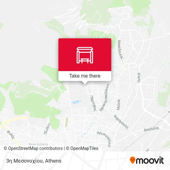 3η Μεσονυχίου map