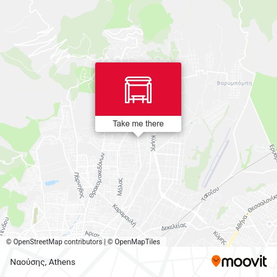 Ναούσης map