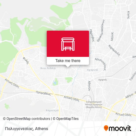 Παλιγγενεσίας map