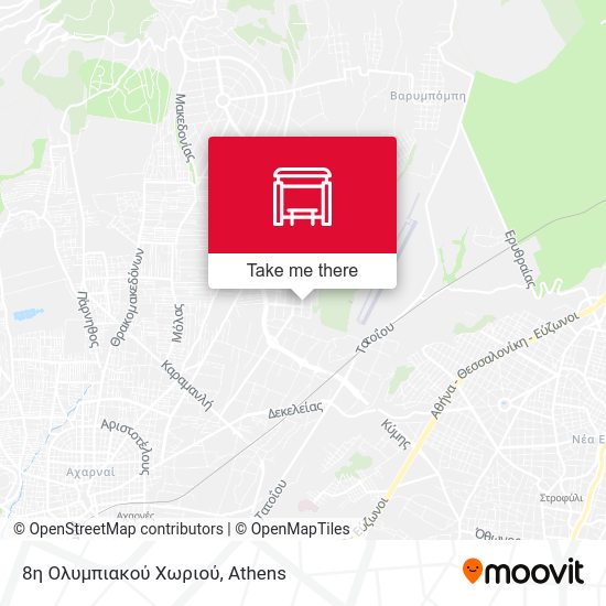 8η Ολυμπιακού Χωριού map
