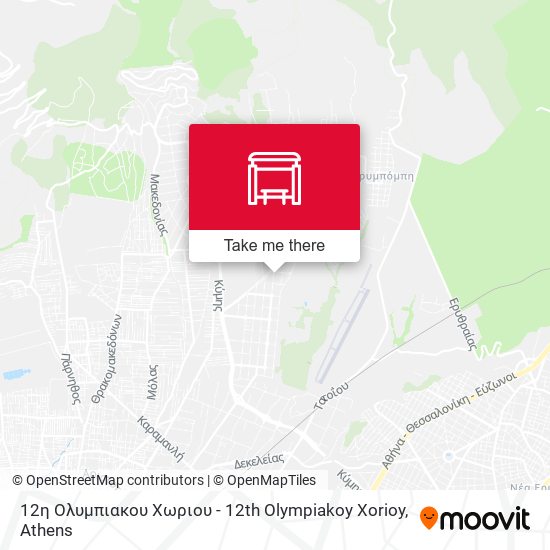 12η Ολυμπιακου Χωριου - 12th Olympiakoy Xorioy map