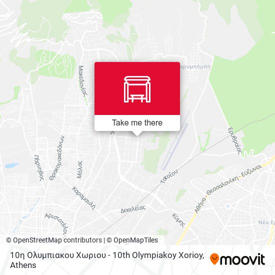 10η Ολυμπιακου Χωριου - 10th Olympiakoy Xorioy map