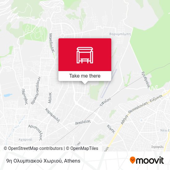 9η Ολυμπιακού Χωριού map
