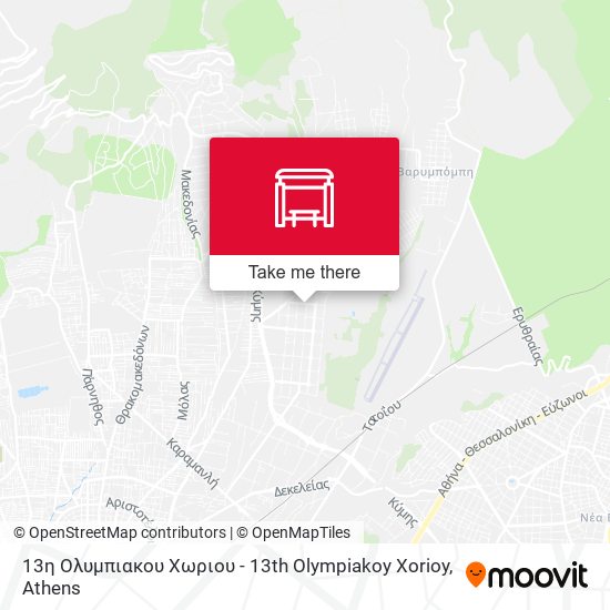 13η Ολυμπιακου Χωριου - 13th Olympiakoy Xorioy map