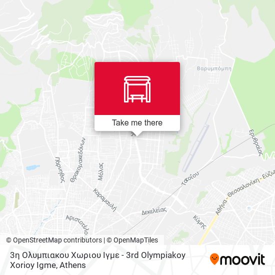 3η Ολυμπιακου Χωριου Ιγμε - 3rd Olympiakoy Xorioy Igme map