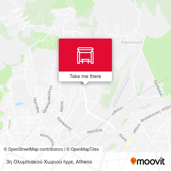 3η Ολυμπιακού Χωριού Ιγμε map