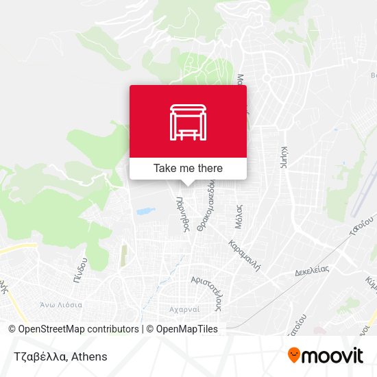 Τζαβέλλα map