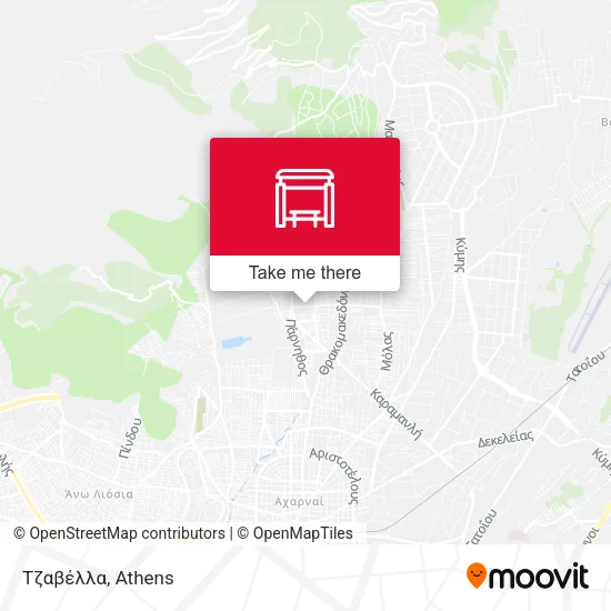 Τζαβέλλα map