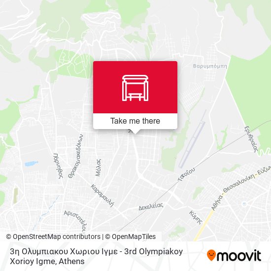 3η Ολυμπιακου Χωριου Ιγμε - 3rd Olympiakoy Xorioy Igme map