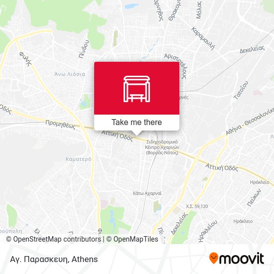 Αγ. Παρασκευη map