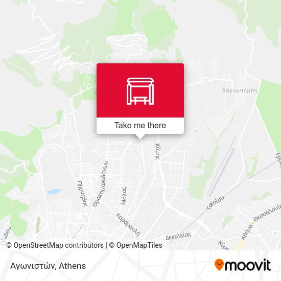 Αγωνιστών map