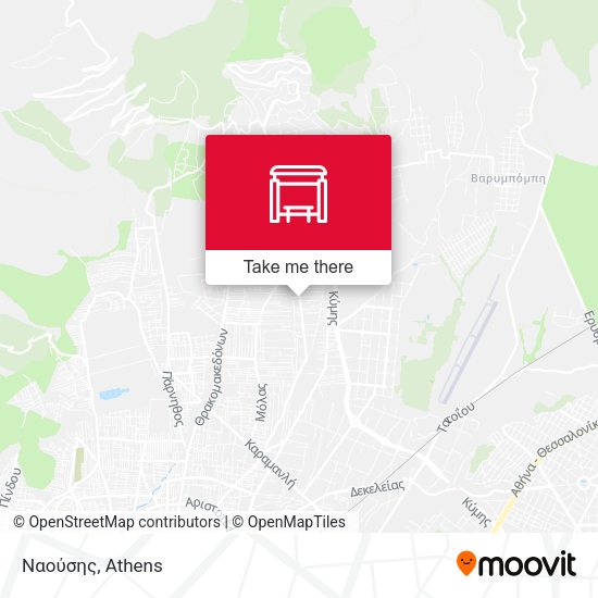 Ναούσης map
