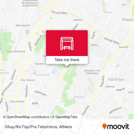 Ολυμ/Κο Γυμ/Ριο Γαλατσίου map