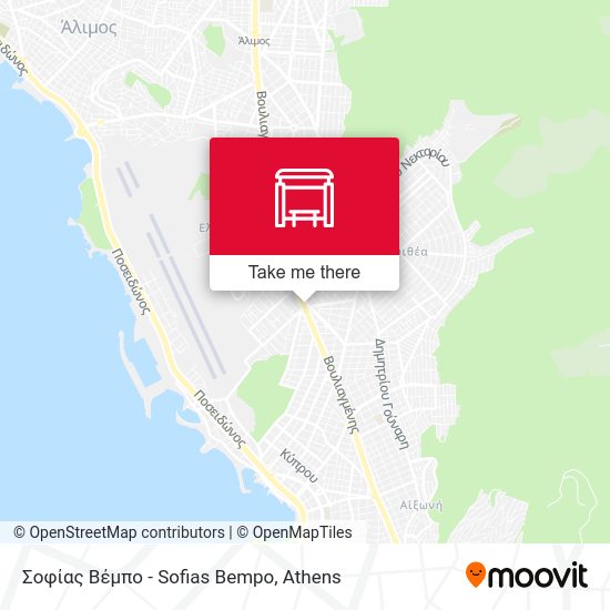 Σοφίας Βέμπο - Sofias Bempo map