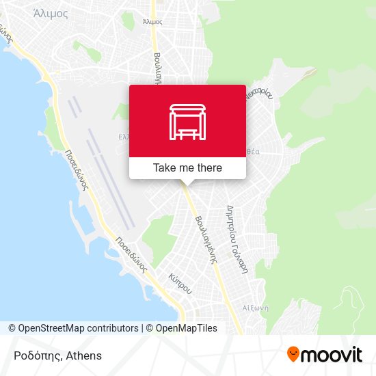 Ροδόπης map