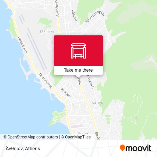 Άνθεων map