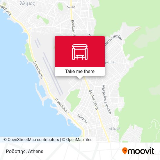 Ροδόπης map