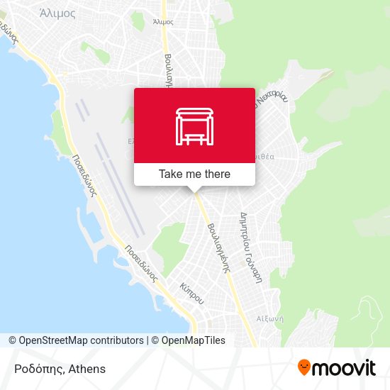 Ροδόπης map