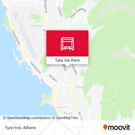 Υμηττού map