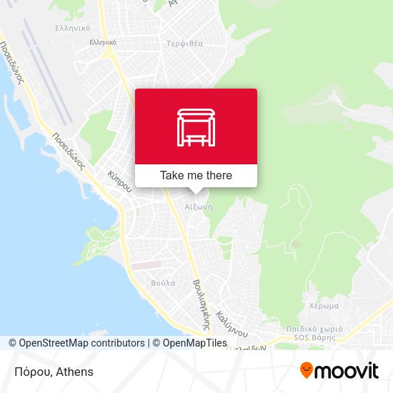 Πόρου map