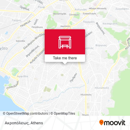 Ακροπόλεως map
