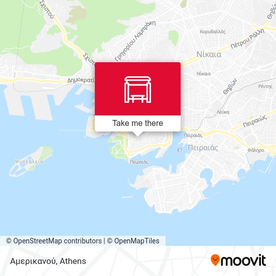 Αμερικανού map