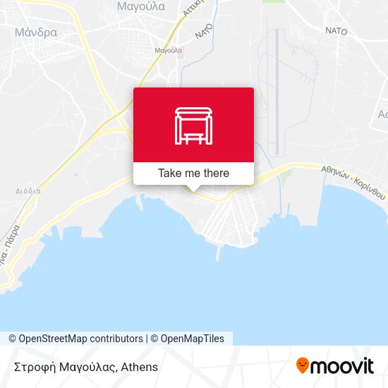 Στροφή Μαγούλας map