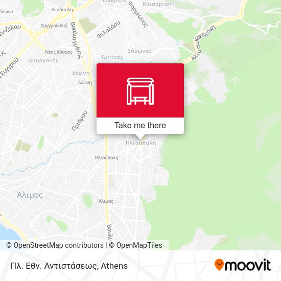 Πλ. Εθν. Αντιστάσεως map