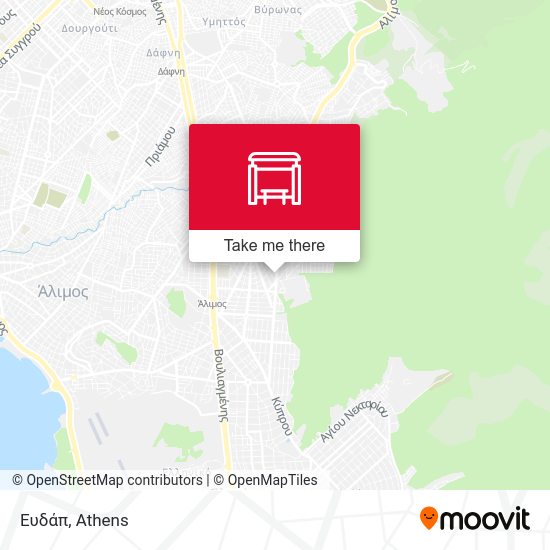 Ευδάπ map