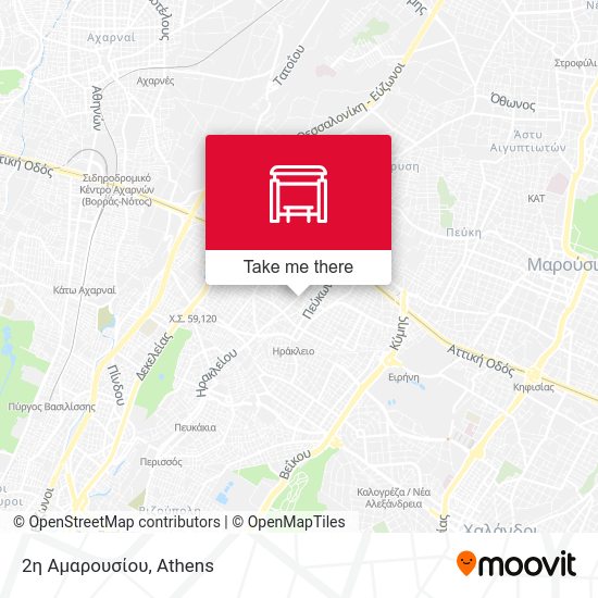 2η Αμαρουσίου map