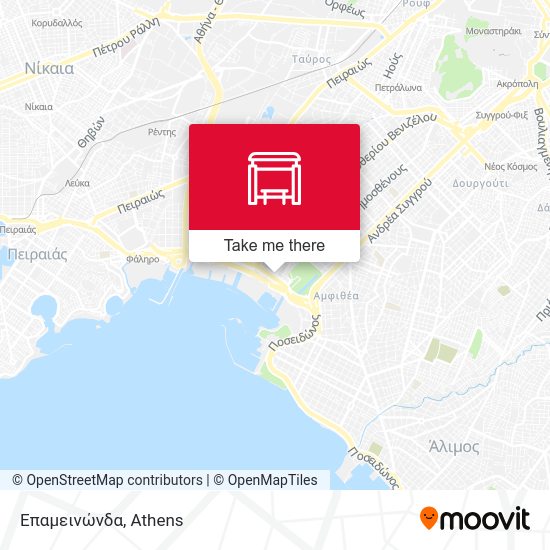 Επαμεινώνδα map