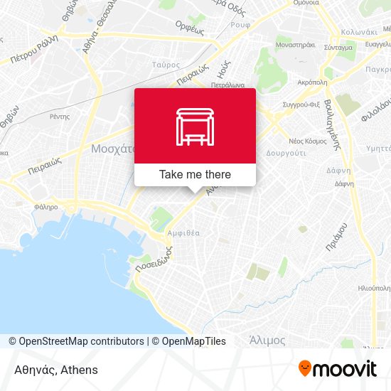 Αθηνάς map