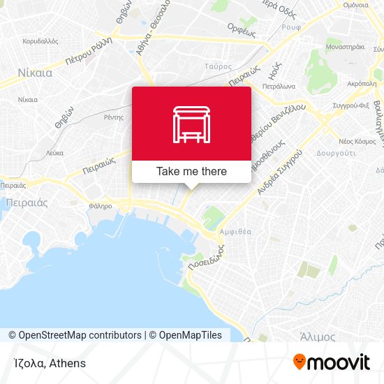 Ίζολα map