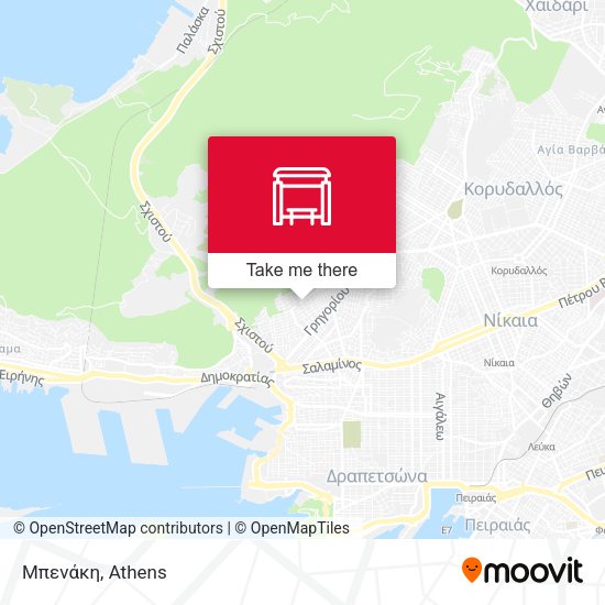 Μπενάκη map