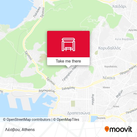 Λέσβου map