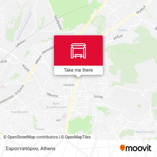 Σαρανταπόρου map