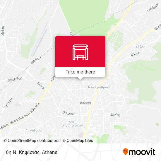 6η Ν. Κηφισιάς map