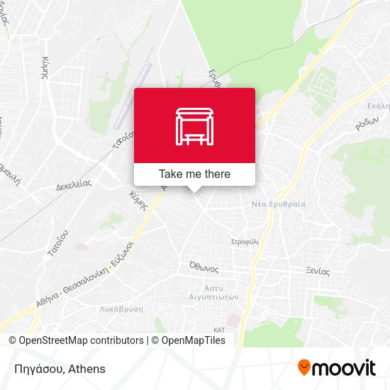 Πηγάσου map
