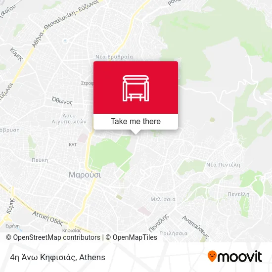 4η Άνω Κηφισιάς map
