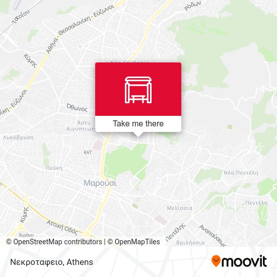 Νεκροταφειο map