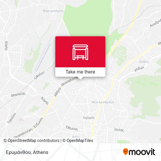 Ερυμάνθου map